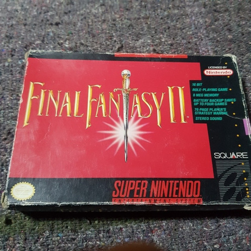Final Fantasy 2 Original En Caja Para Supernintendo 