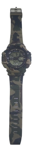 Reloj Camuflaje Militar  Tactico Alarma Sumergible 50m