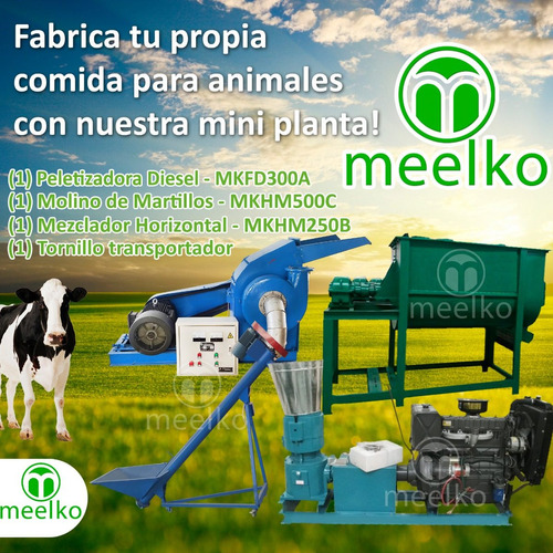 Mini Planta Alimento De Vaca-combo(300a/500c/mkls 2-1/250b)