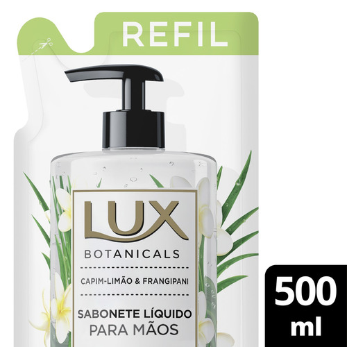 Sabonete líquido Lux Botanicals Capim-Limão & Frangipani em líquido 500 ml