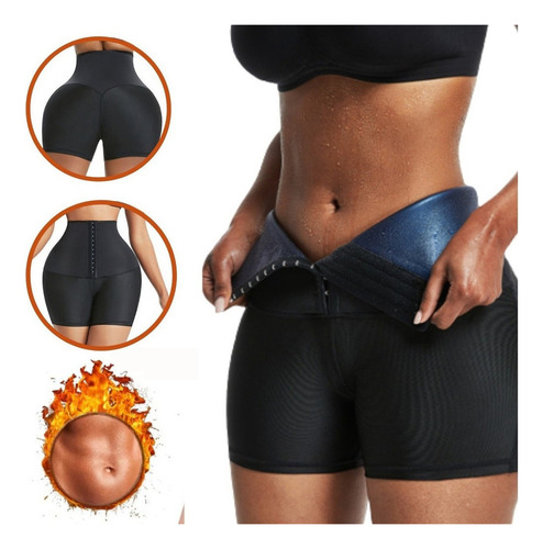 Pantalón Corto Térmico Shaper Efecto Sauna