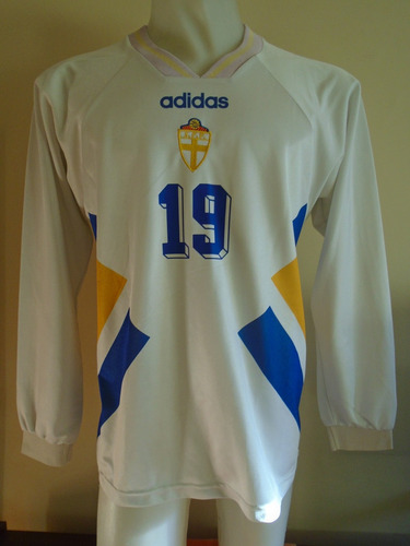 Camiseta Suecia Mundial Estados Unidos 1994 Andersson #19 L