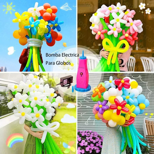 Inflador De Globos Eléctrico For Tamaño Normal O Salchicha