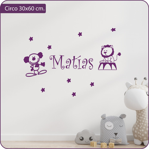 Vinilo Decorativo Infantil Fútbol Con Nombre Personalizado