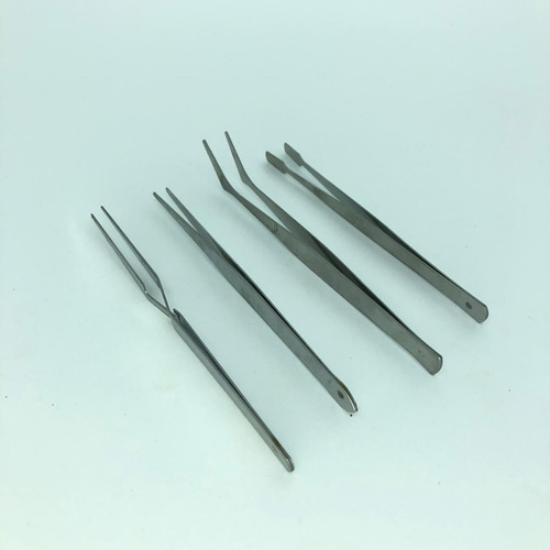 Pinça Com 4 Peças Cromadas