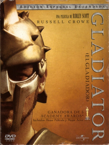 Gladiator Extended ( Gladiador ) Dvd Triple Original Zona 2 