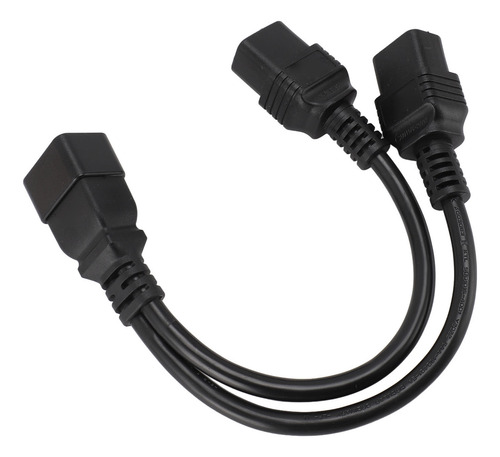 Cable Divisor Iec320 C19 A C20 Y, Cable De Alimentación Dobl