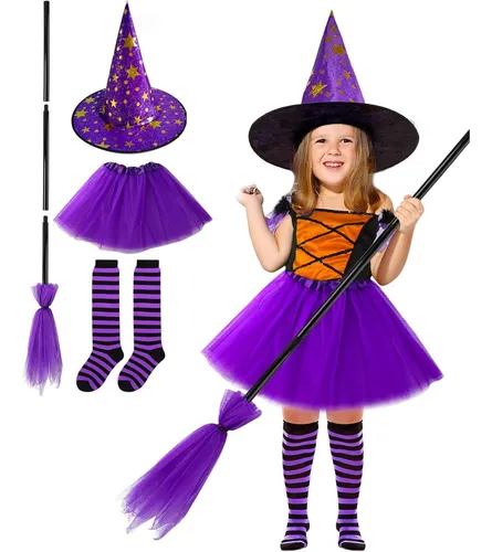 Miss Fantasy Accesorios De Disfraz De Bruja De Halloween Par