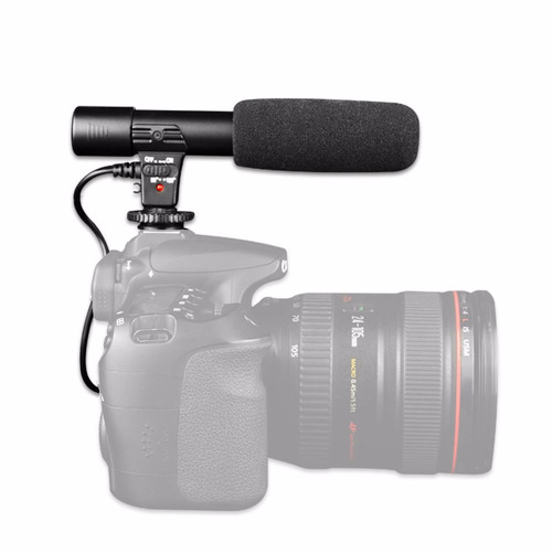 Microfono Para Camara Video Reflex Profesional Entrevistas