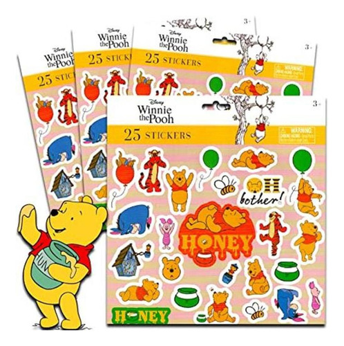 Winnie The Pooh Paquetes De Pegatinas Con Más De 150