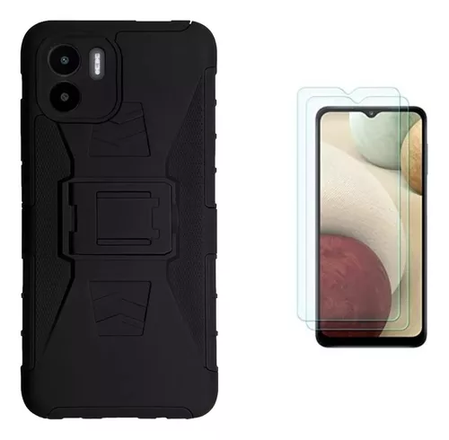 Funda Uso Rudo Para Xiaomi Redmi A2 Con Ventana Y Mica