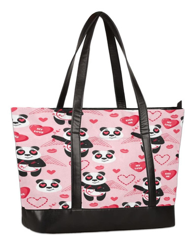 Lindo Animal Panda Cupido Bolso Mano Para Computadora Mujer