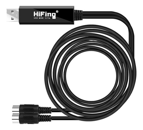 * Cable Midi De Entrada Y Salida Usb Hifing, Interfaz De