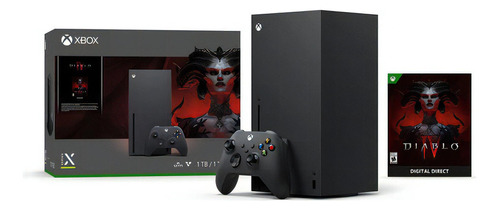 Consola Xbox Series X 1 Tb Bundle Diablo Iv Negro