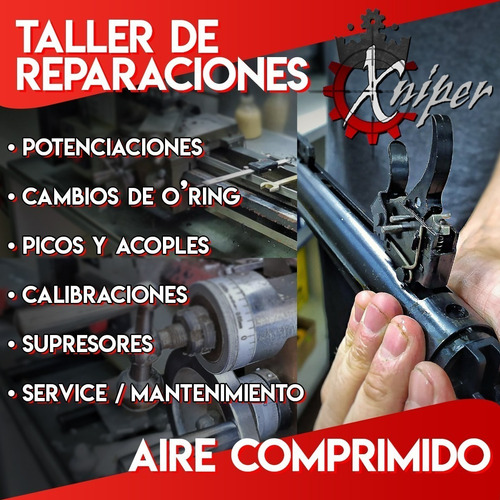 Imagen 10 de 10 de Rifle Nitro Pistón Swat Airguns Gr1600 Potente Caza 1100 Fps
