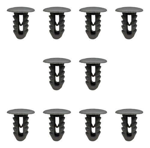 Traba Grampa Clips Tapizado De Puerta Fiat X10 Gris Oscuro