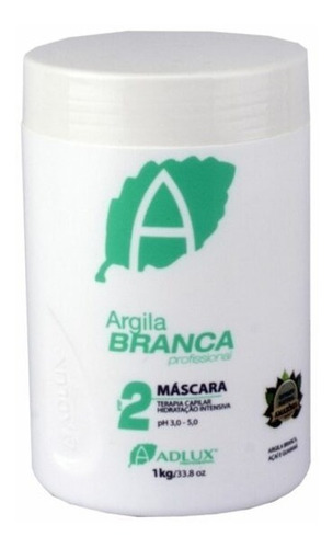 Mascara Hidratação Restauradora Argila Branca Adlux