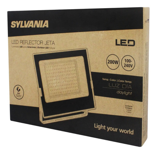 Reflector Sylvania Led 200w/luz Día