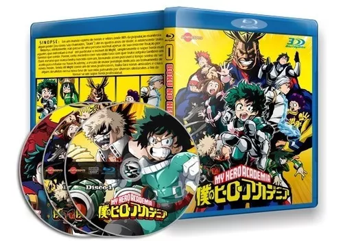 O DVD/BluRay do filme My Hero - My Memes Academia