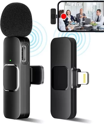 Lavalier Micrófono SmartMic inalámbrico Bluetooth para iPhone y