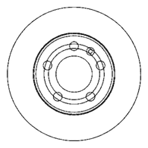 Disco Freno Del 05 (239mm) Vw Fox 05-07