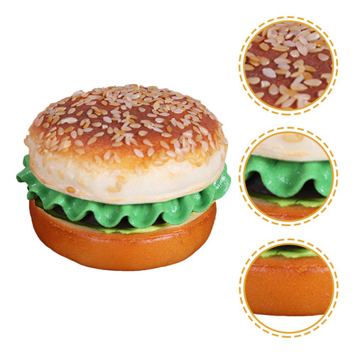 Comida Artificial Modelo Hamburguesa Simulada Con Hot Dog