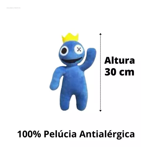 Pelúcia Rainbow Friends Roblox Monstro Blue Azul Babão 30cm