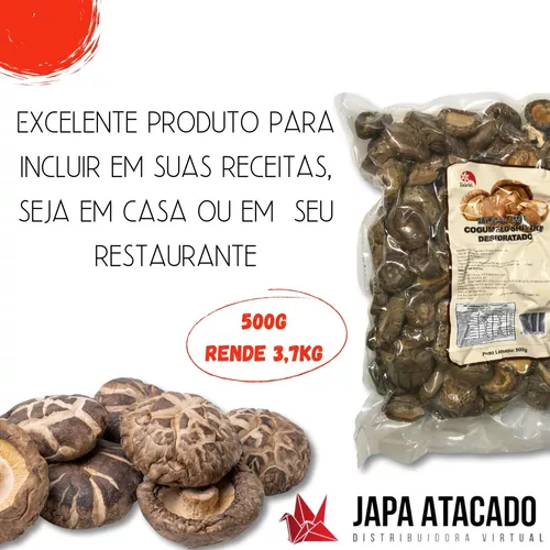 Cogumelo Shitake Inteiro 500g – Taichi Alimentos