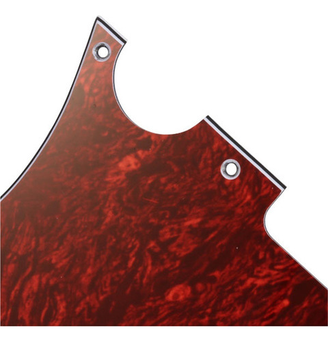 - Pickguard 3 Dobras 8 Buracos Para Guitarra Red Tortoise