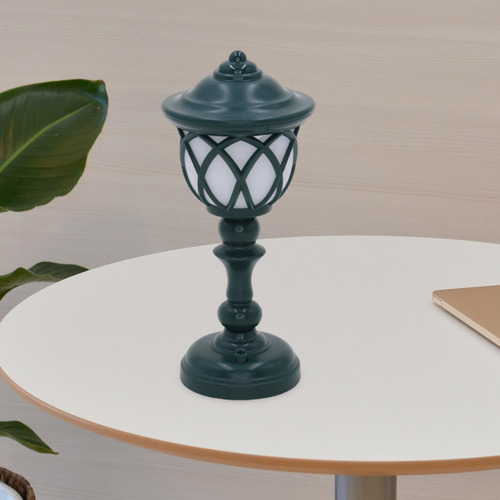 Mini Lámpara De Mesa Estilo Retro Luz De Noche Led