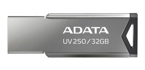 Imagen 1 de 3 de Memoria USB Adata UV250 AUV250-32G-RBK 32GB 2.0 plateado