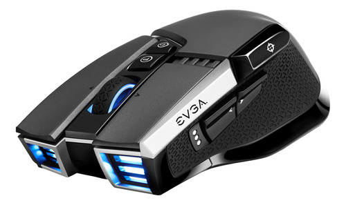 Mouse Gamer Evga X20 16000dpi 10 Botones Inalámbrico Recarga Color Gray