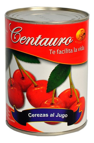 Cerezas Al Jugo Centauro 570 Gramos, Sin Preservantes