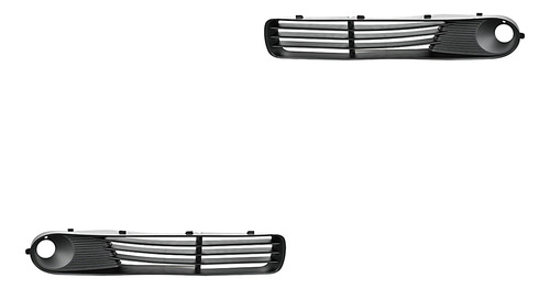 Par Juego Rejillas Fascia Pontaic G6 2005 - 2009 Negra Rxc