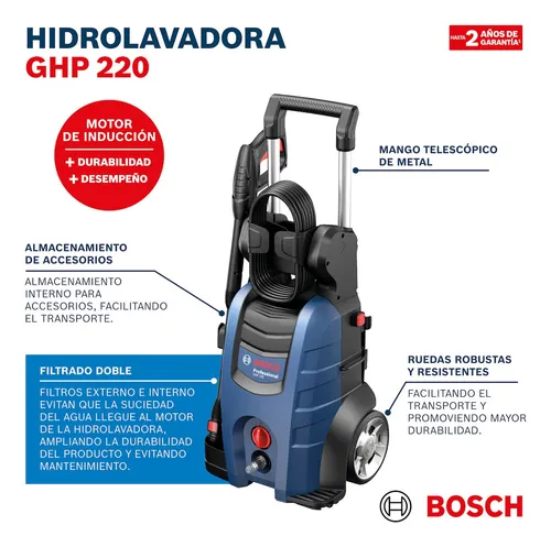 Hidrolavadora Eléctrica 2100 W 150 Bar Ghp 220 Bosch.