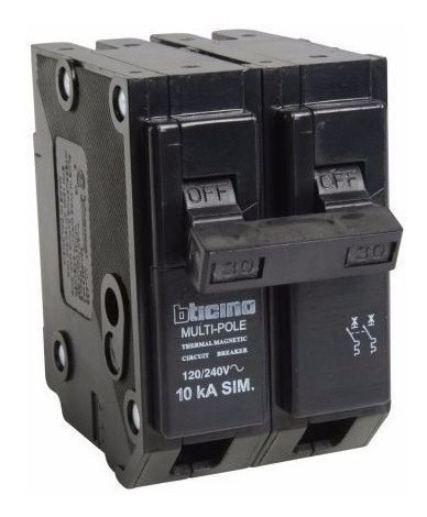 Breaker Superficial 2x30 Amp Bticino Hqc