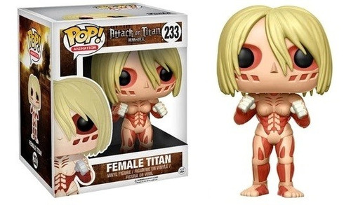 Funko Pop Attack On Titan Female Titan Caja Golpeada 