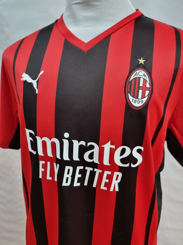 Camiseta Ac Milan 2021 - 2022 Puma Titular Original