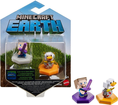 Mattel Minecraft Earth Mini Figuras Con Nfc