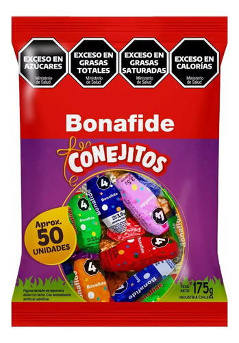 Conejitos Pascua Bonafide Bolsa X50u 175gr