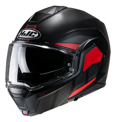 Casco Abatible Hjc I100 Beis Negro/ Rojo Ecer22-06 + Pinlock