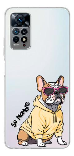 Funda Para Xiaomi Perro Cool Bulldog Francés Dorado Nombre