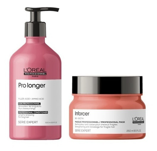 Pack Pro Longer Shampoo 500ml Y Mascara Inforce 250ml Loreal