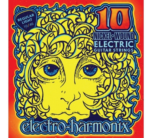 Encordoamento Guitarra Electro Harmonix 10-46 Made In Usa 