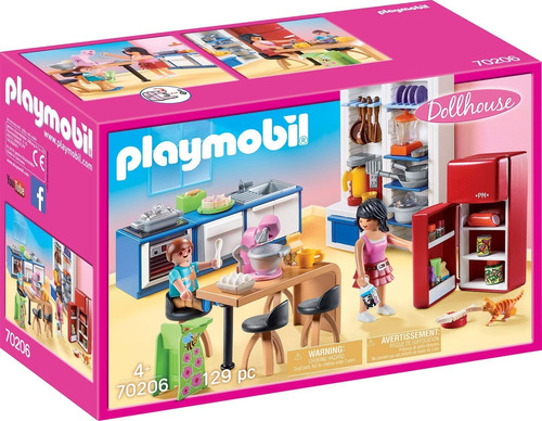 Playmobil Dollhouse Cocina Familiar  70206