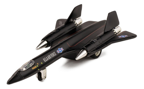 Black X-planes Air Force Sr-71a Blackbird Die Cast Jet Plane