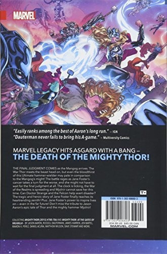 The Mighty Thor Vol. 5 The Death Of The Mighty Thor, De Dauterman, Russell. Editorial Marvel, Tapa Dura En Inglés, 2018