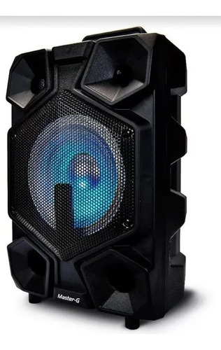 Parlante Portátil Master-g Recargable Karaoke/spb8b.