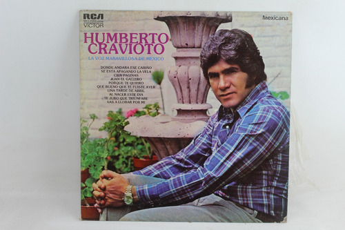 D1922 Humberto Cravioto -- La Voz Maravillosa De Mexico Lp