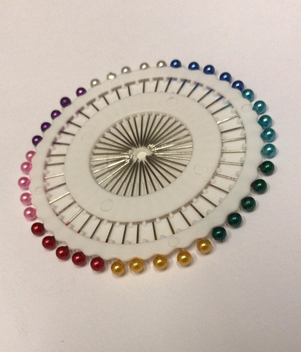 Imagen 3 de 4 de Alfileres De Cabeza. Colores Inoxidables. Art W211 Pack De 3
